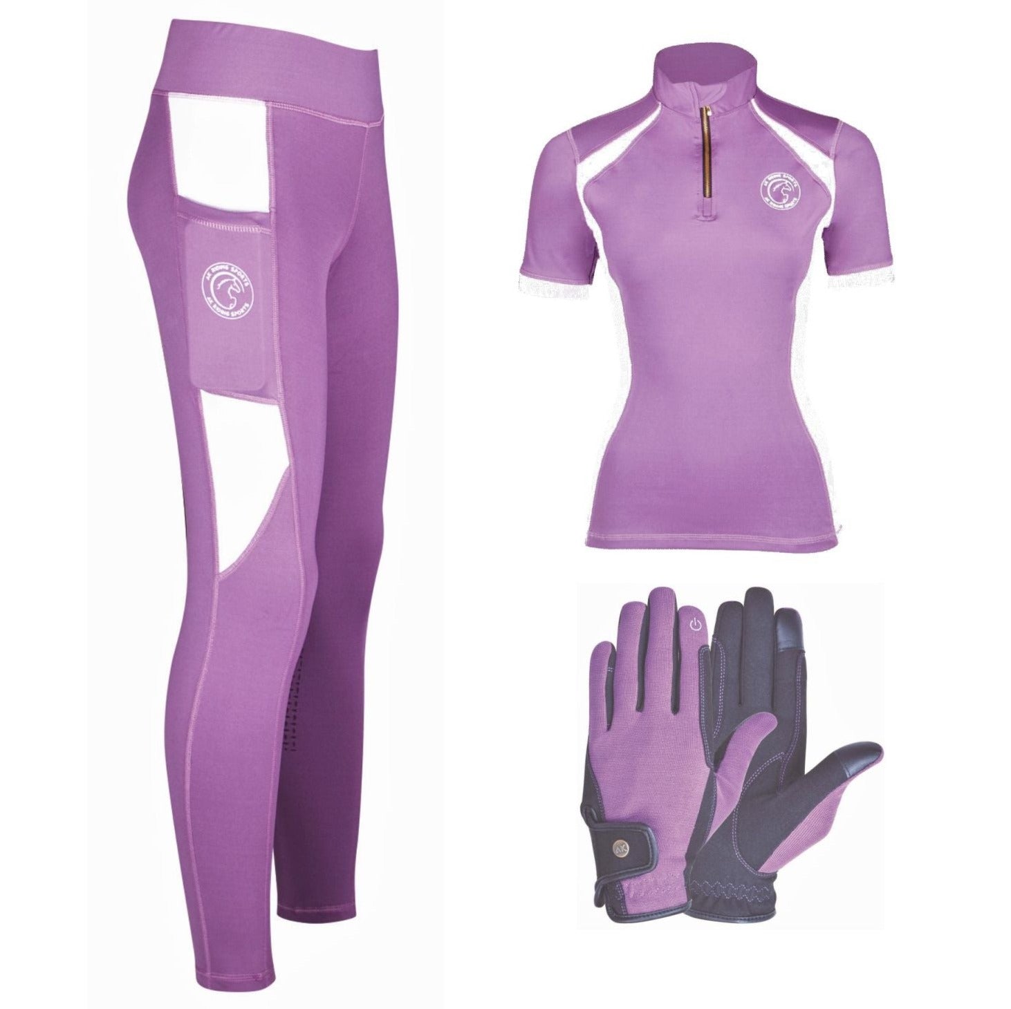 Purple/White